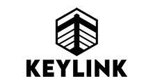 Keylink logo: a geometric design within a hexagon above the word 