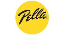 Pella logo: Black cursive 