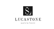 A black and white logo for lucastone quartz by francini.