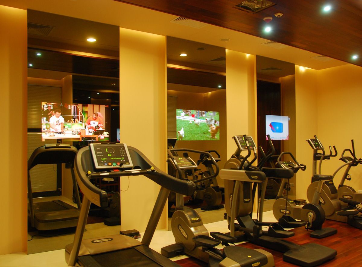 Gym big mirrors