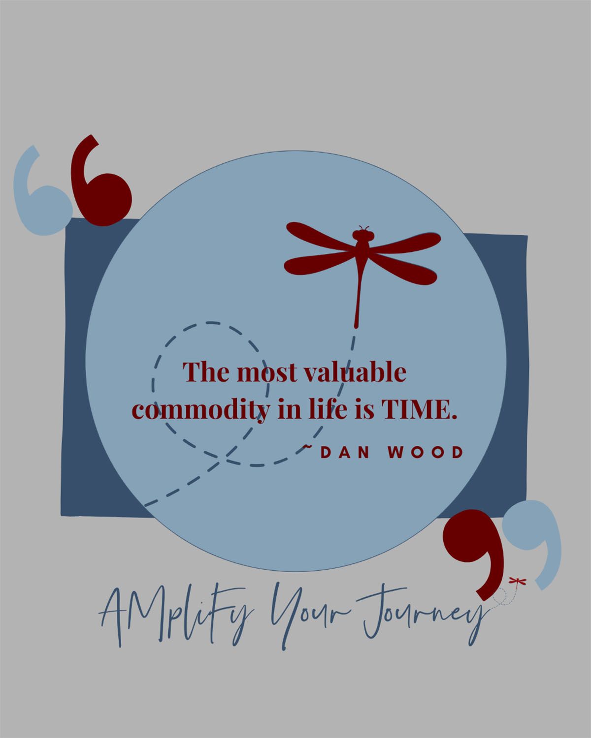 Amplify Your Journey with Dan Wood's Quote