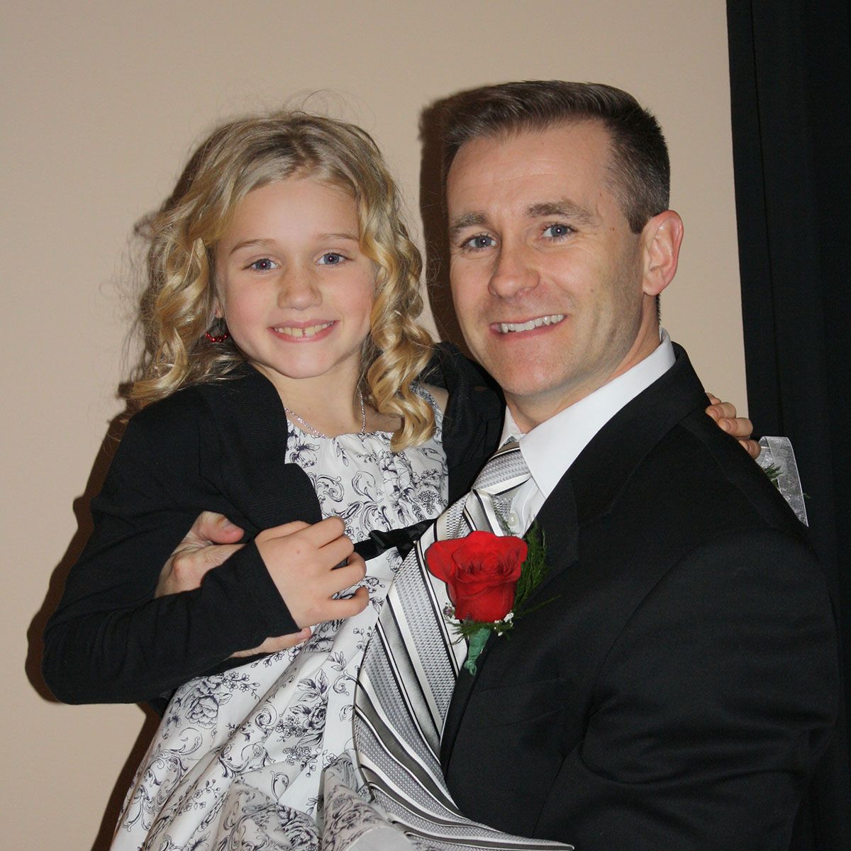 Dan Wood with his daughter