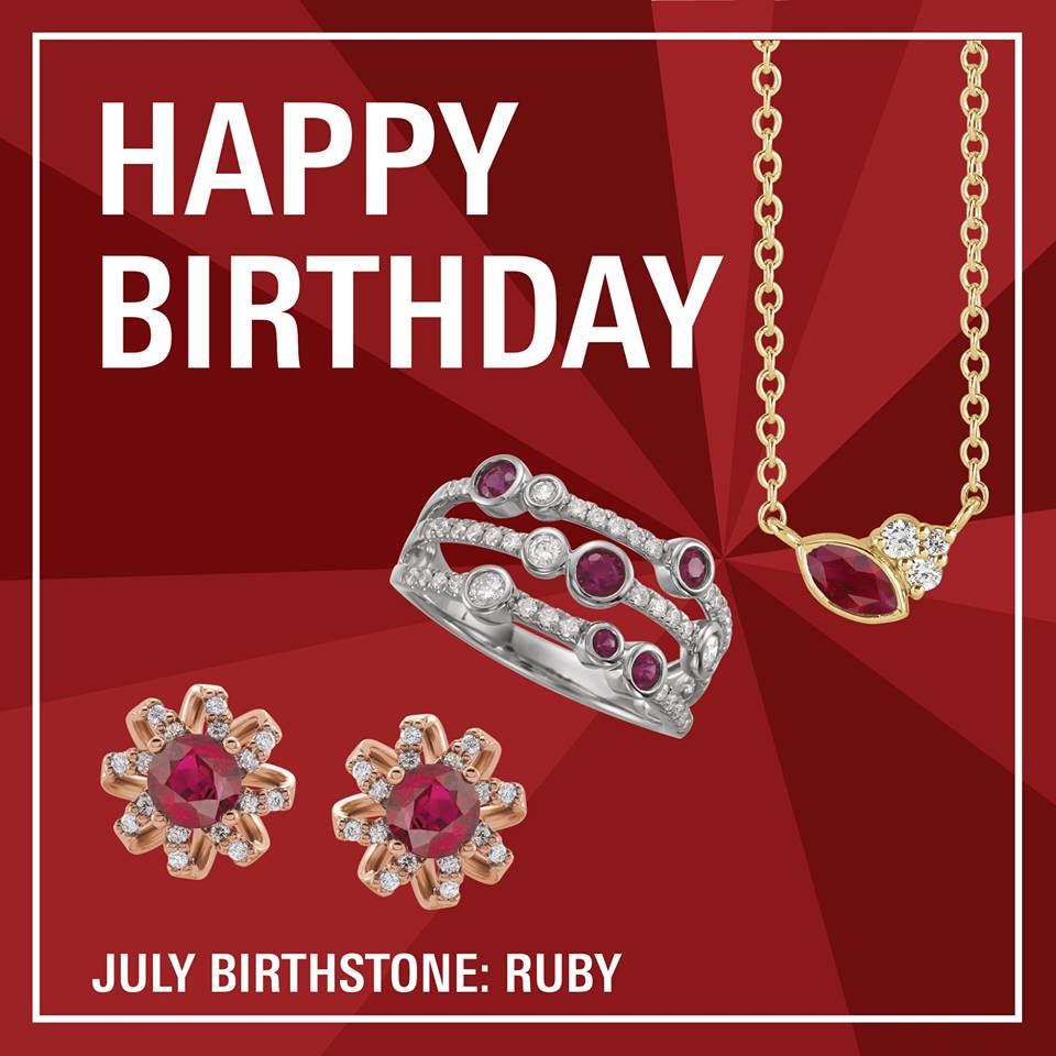 July Birthstones Ruby