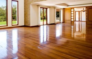 Home with hardwood flooring