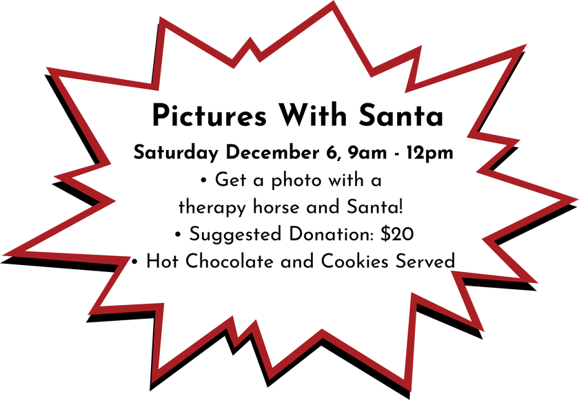 Announcement for Pictures with Santa
