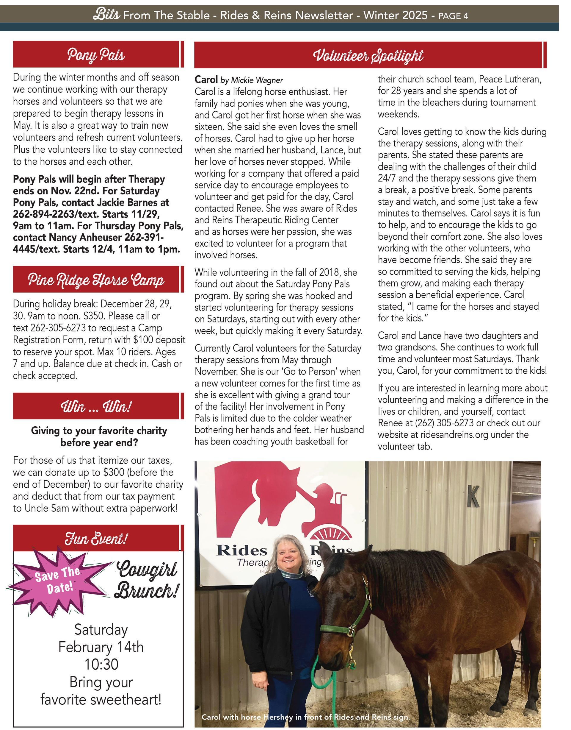 Woman poses with horse indoors at an event