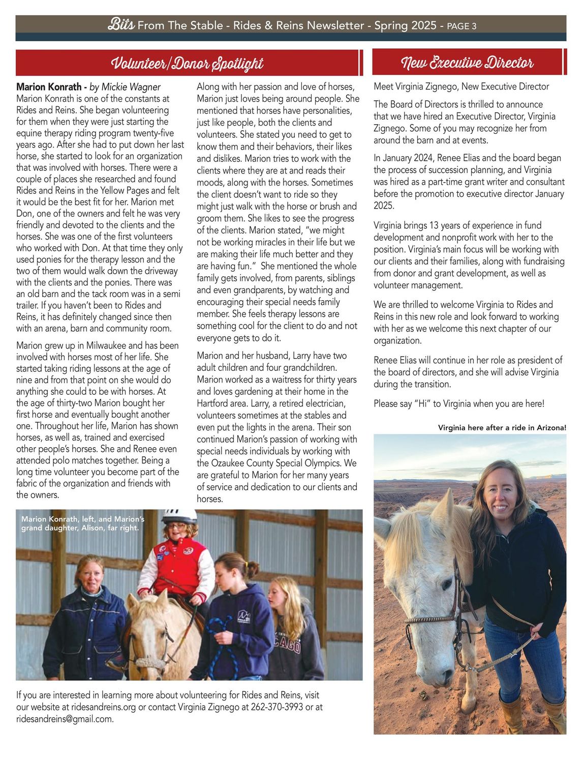 Spring 2025 Newsletter 