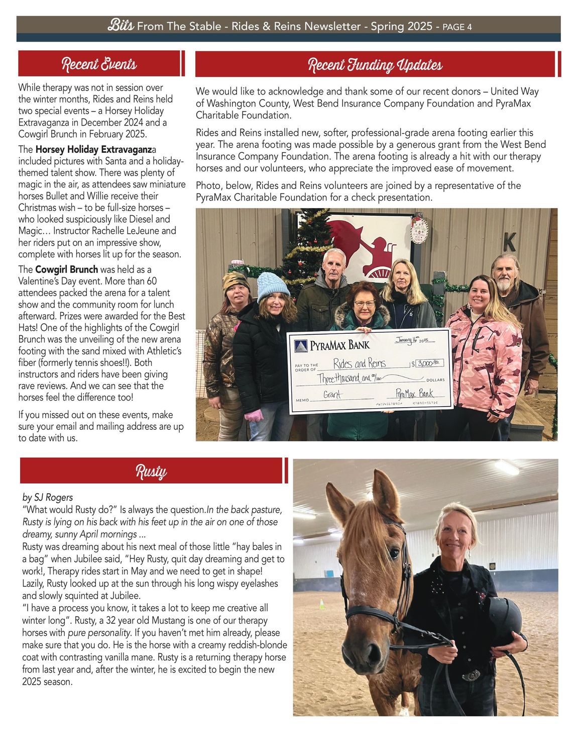 Spring 2025 Newsletter