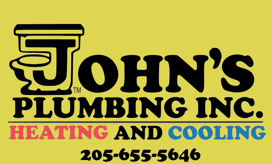 The logo for john 's plumbing inc. heating and cooling