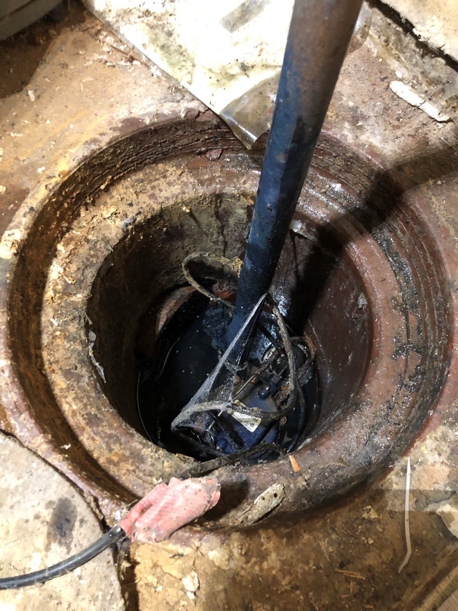 Sump Pump Before
