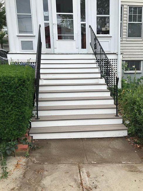 Front door steps