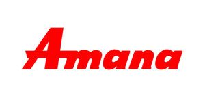 Red Amana logo on a white background
