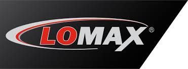 Logo for Lomax, with the word