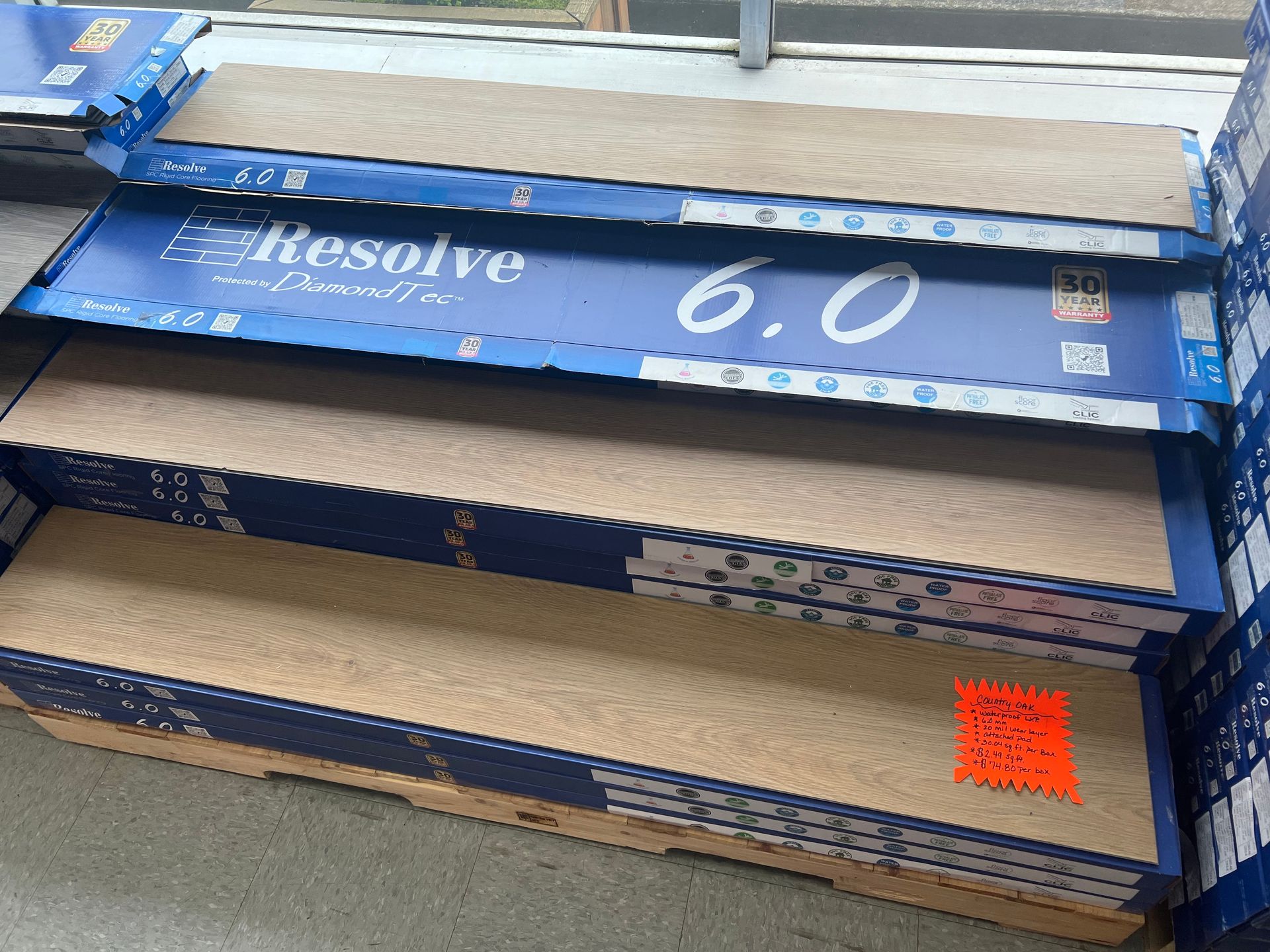 A stack of boxes with the word resolve 6.0 on them.