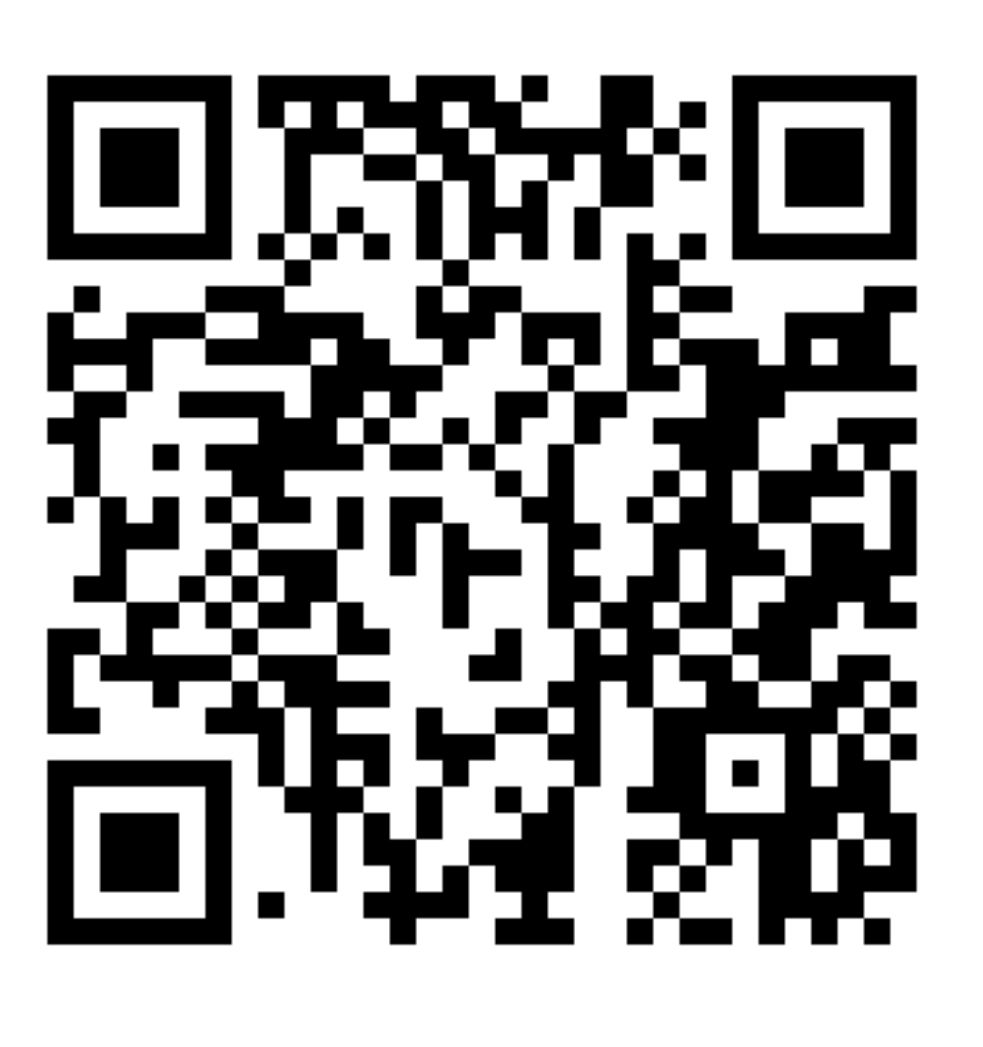 A QR code, black on a white background.