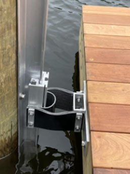 Rough Water Flex Slide - Wood Dock Installation