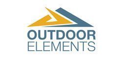 The logo for outdoor elements is a triangle with arrows pointing in opposite directions.