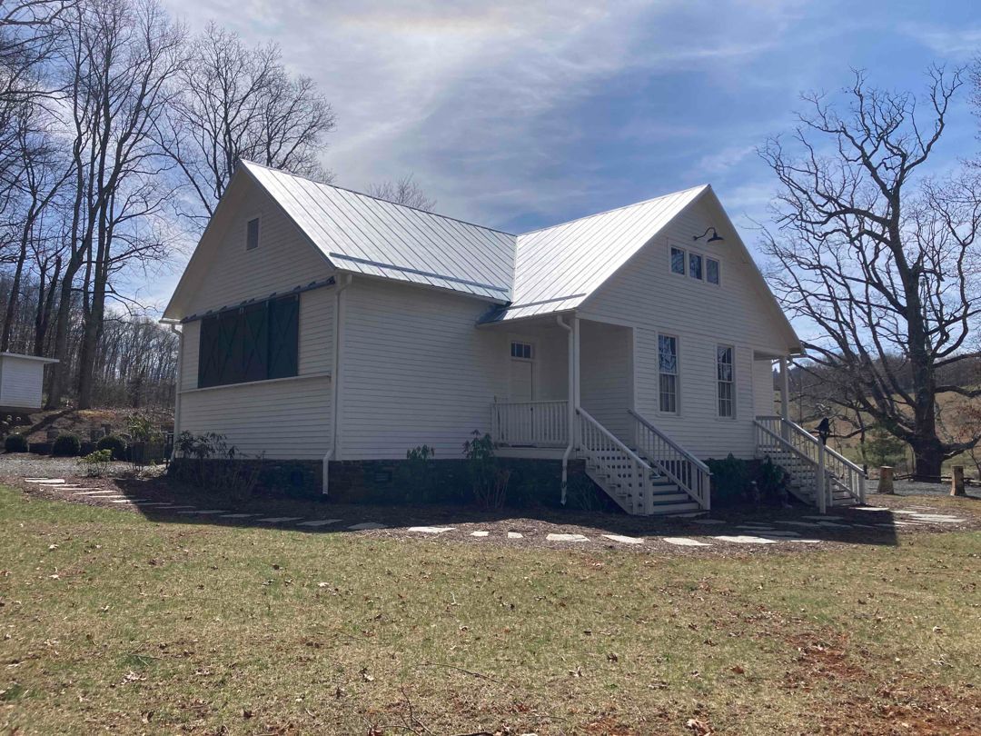 Orion School House roofing after