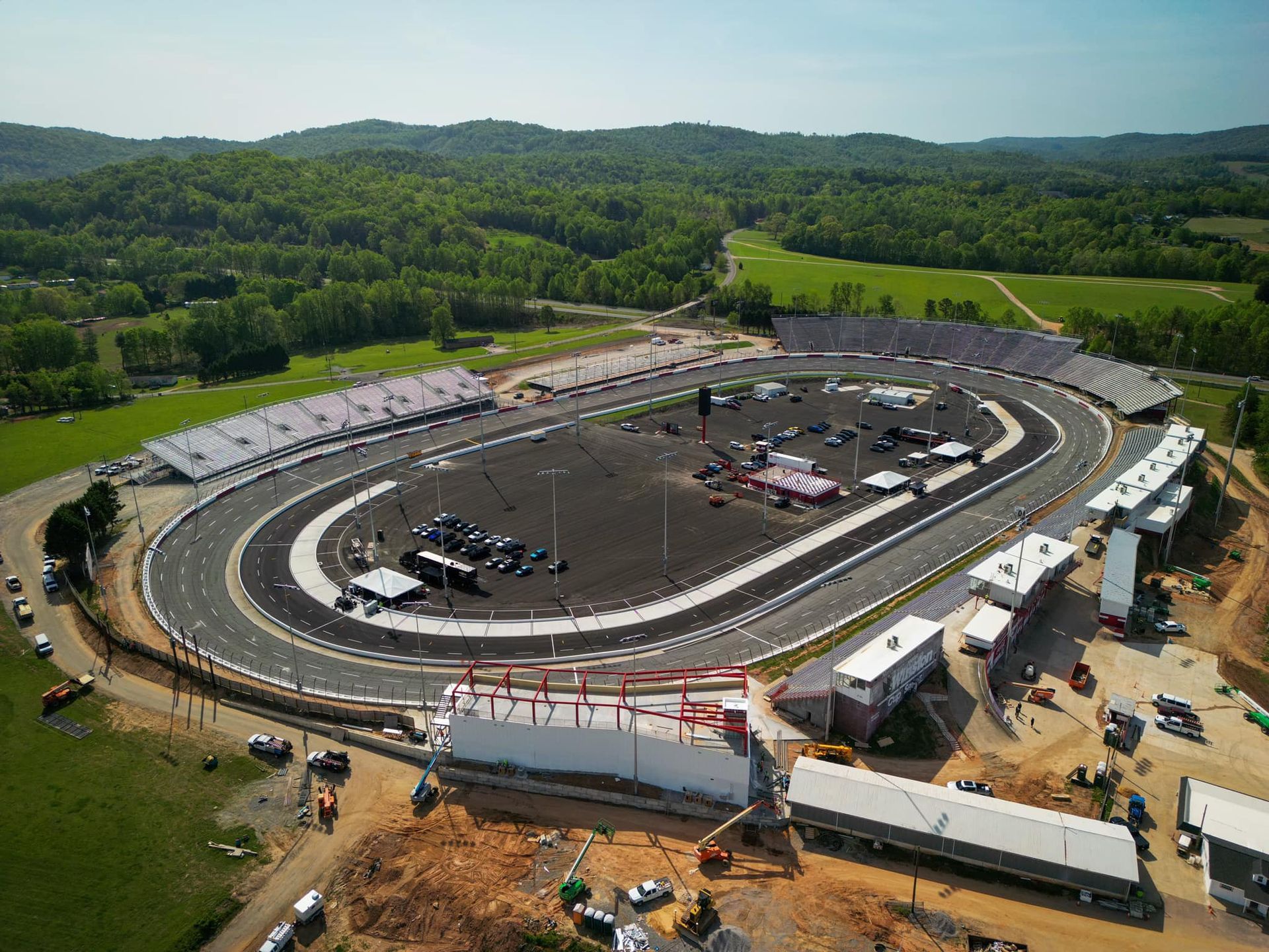 North Wilkesboro Motor Speedway top view