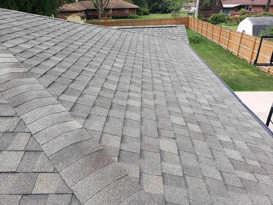 Gray shingles