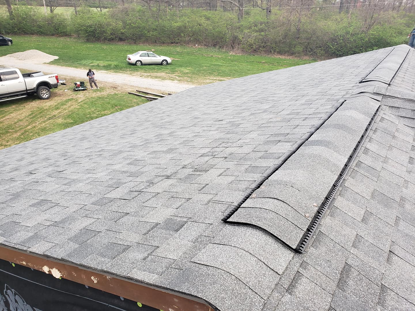 Shingles roofing