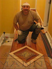 Hardwood flooring work
