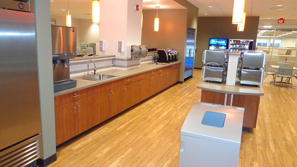 Hotel kitchen interiors