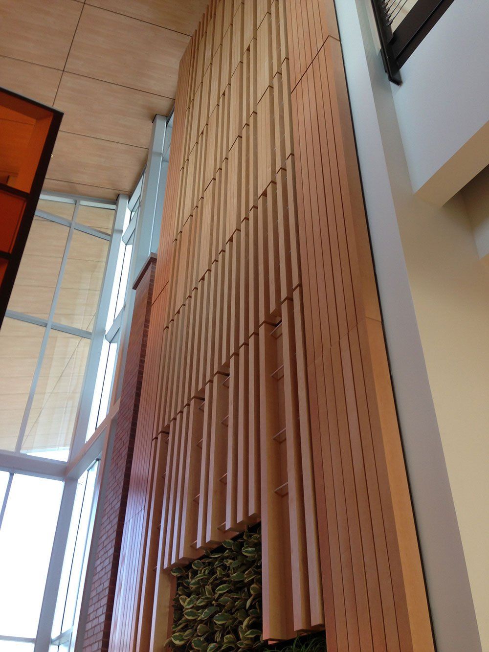 Wooden interior design