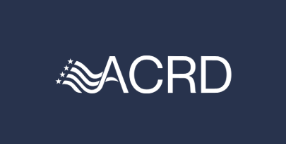 ACRD logo: White text 