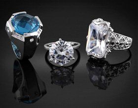 Gemstone and diamond jewelry