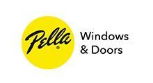 Pella logo with script