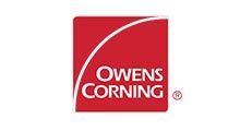 Owens Corning logo: white text and arc on a red square.