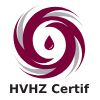 The logo for HVHZ is a swirl with a drop in the middle