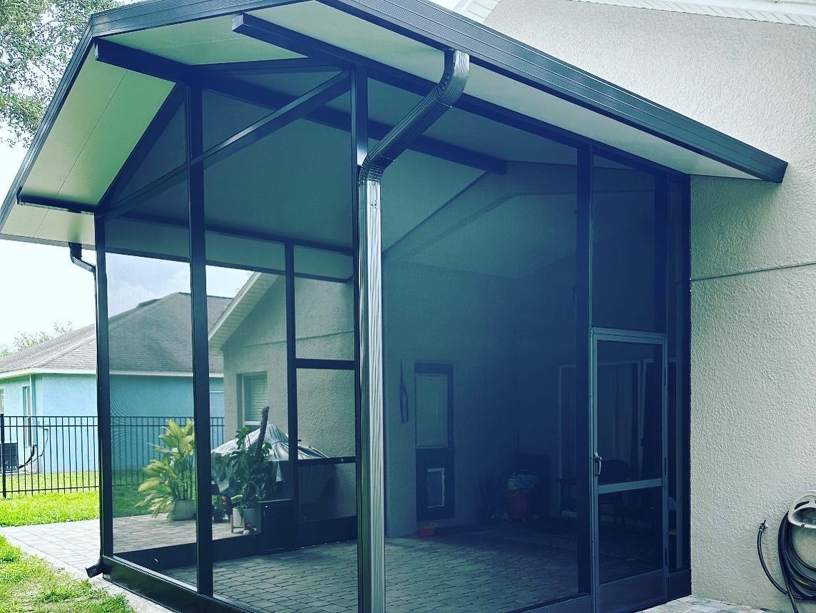 Sunroom With Black Glasses