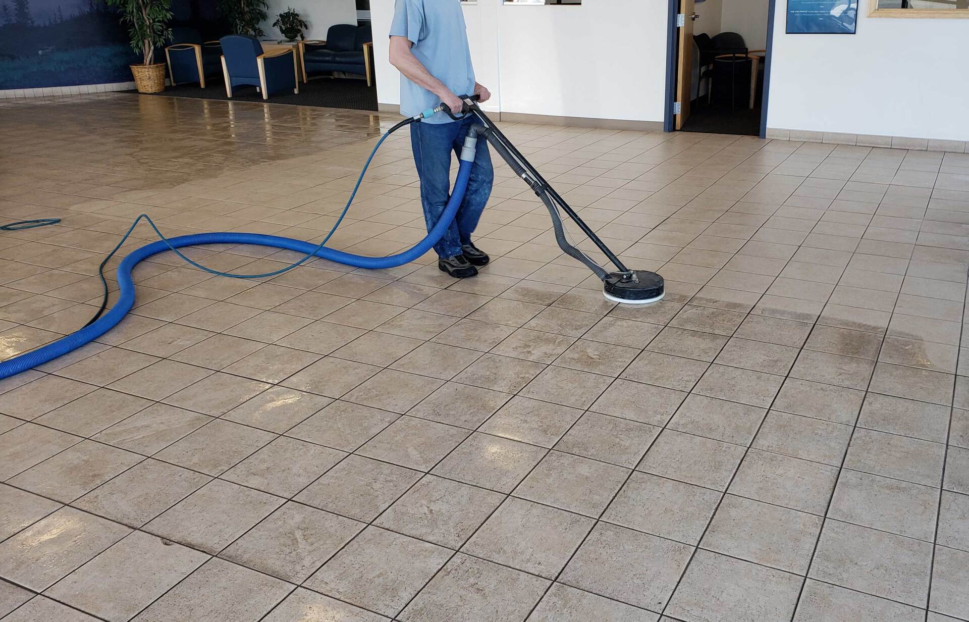 Tile and grout cleaning