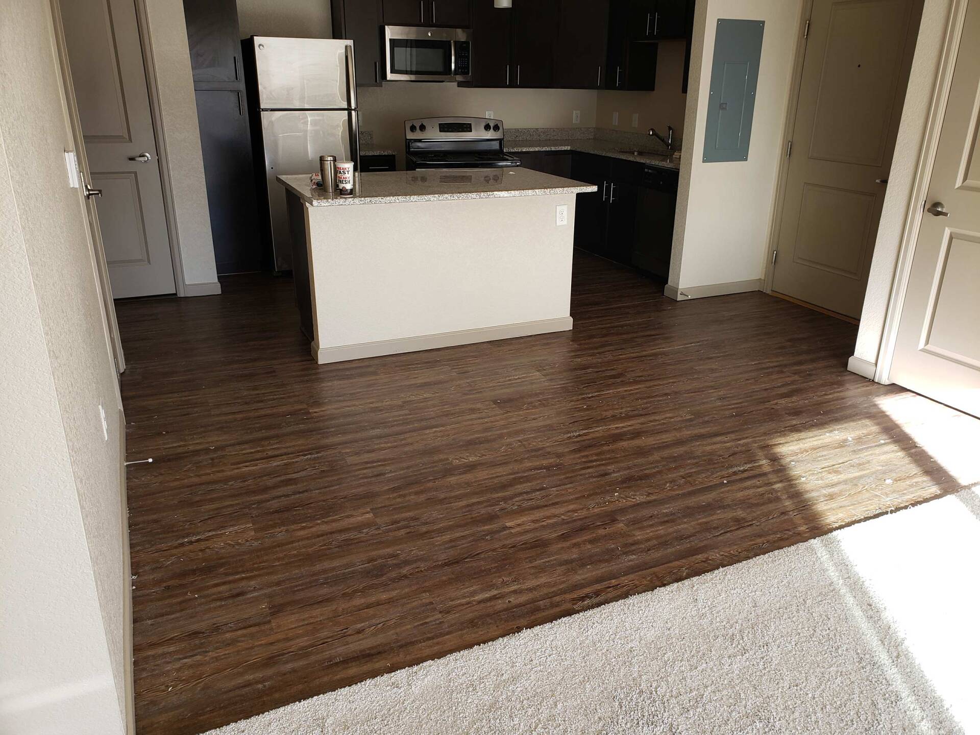 Flooring after