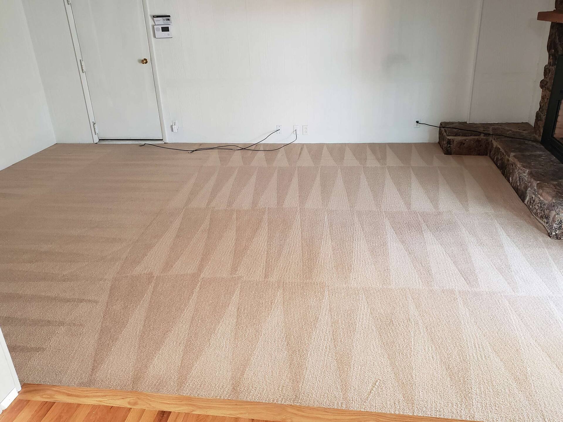 Carpet cleaning after