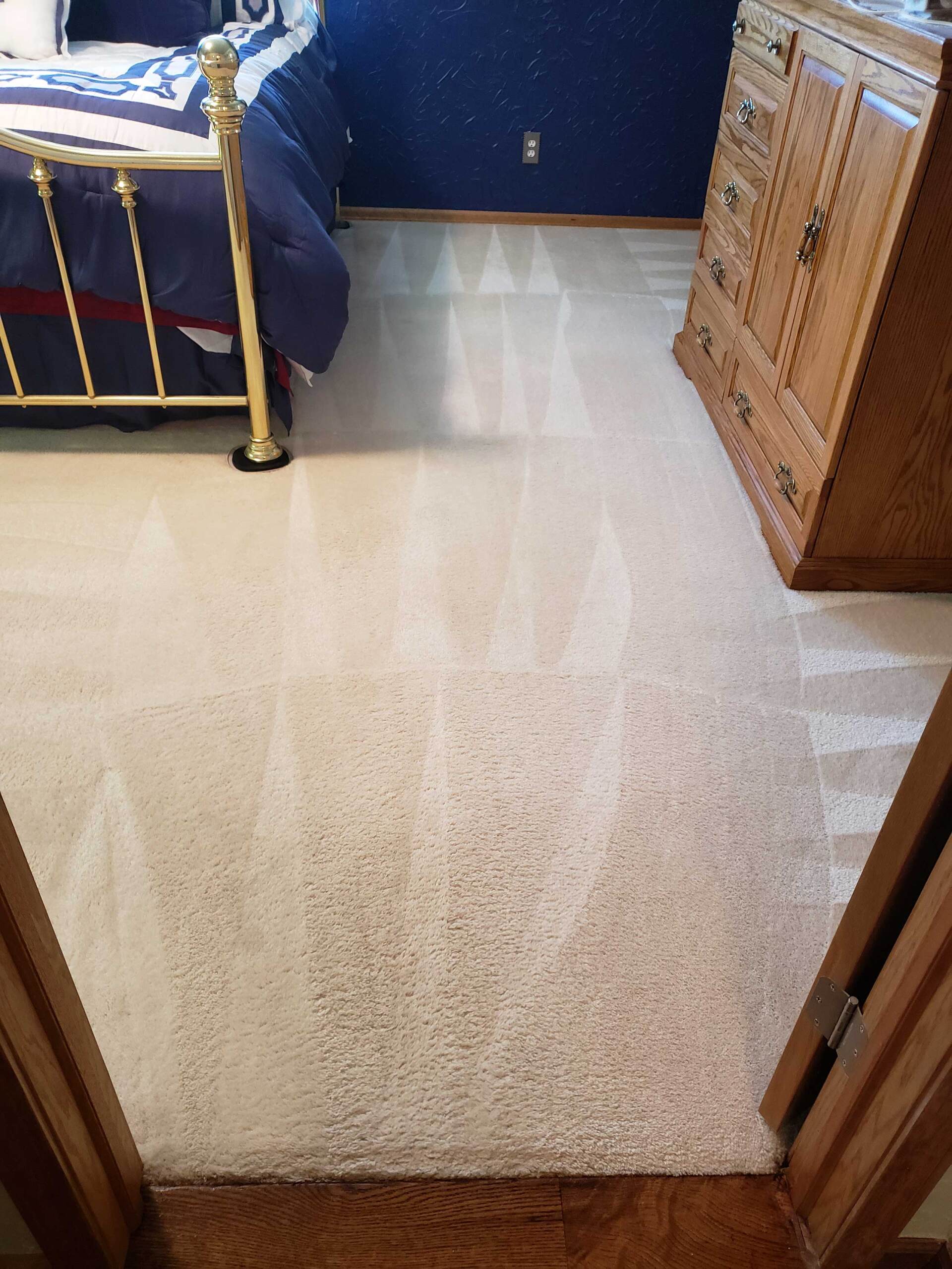 Carpet cleaning after