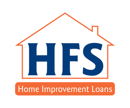 A logo featuring the letters HFS in blue inside an orange house outline, with the text 