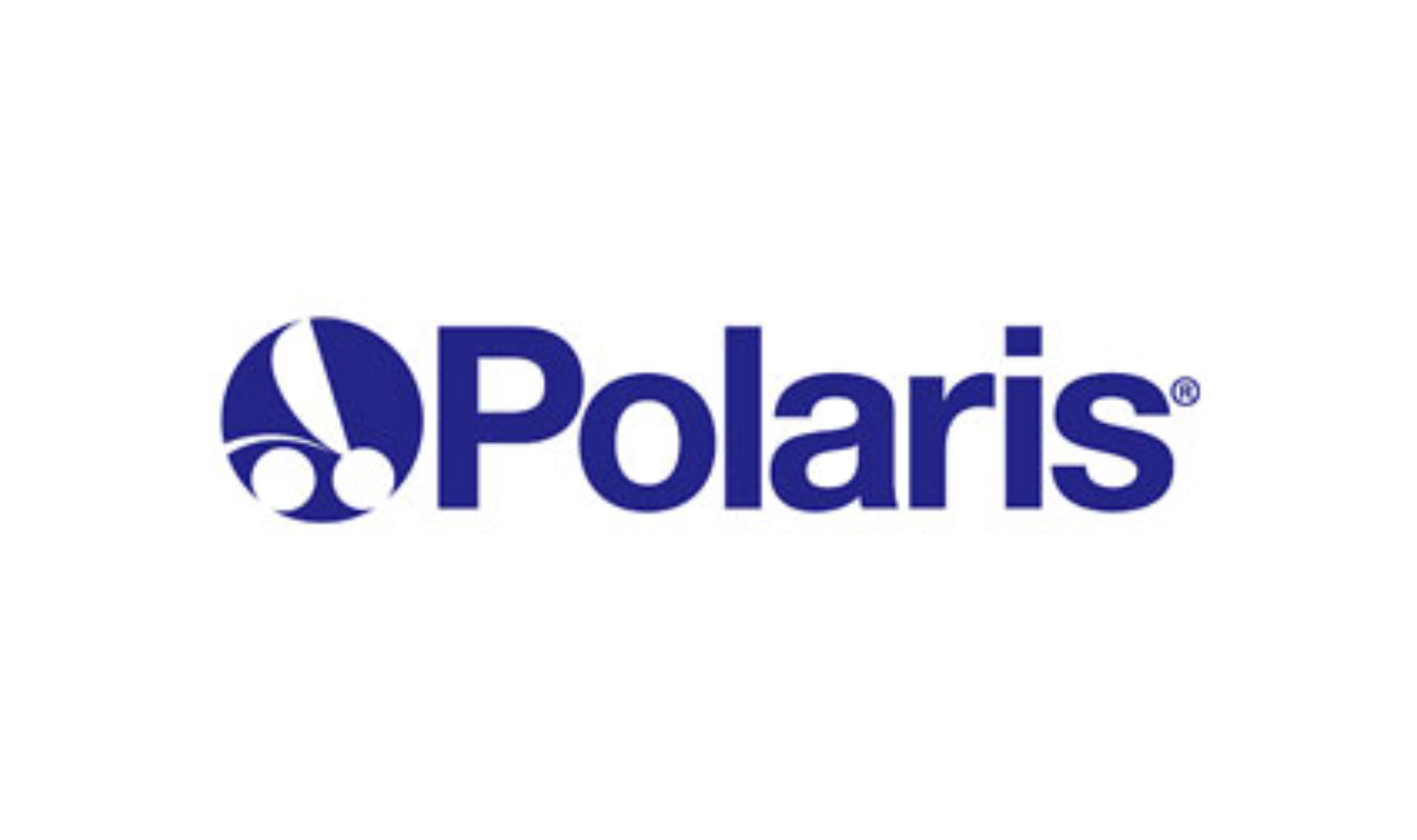 Polaris logo in blue, with stylized graphic and wordmark on a white background.