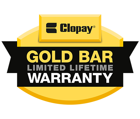 Clopay Gold Bar Limited Lifetime Warranty