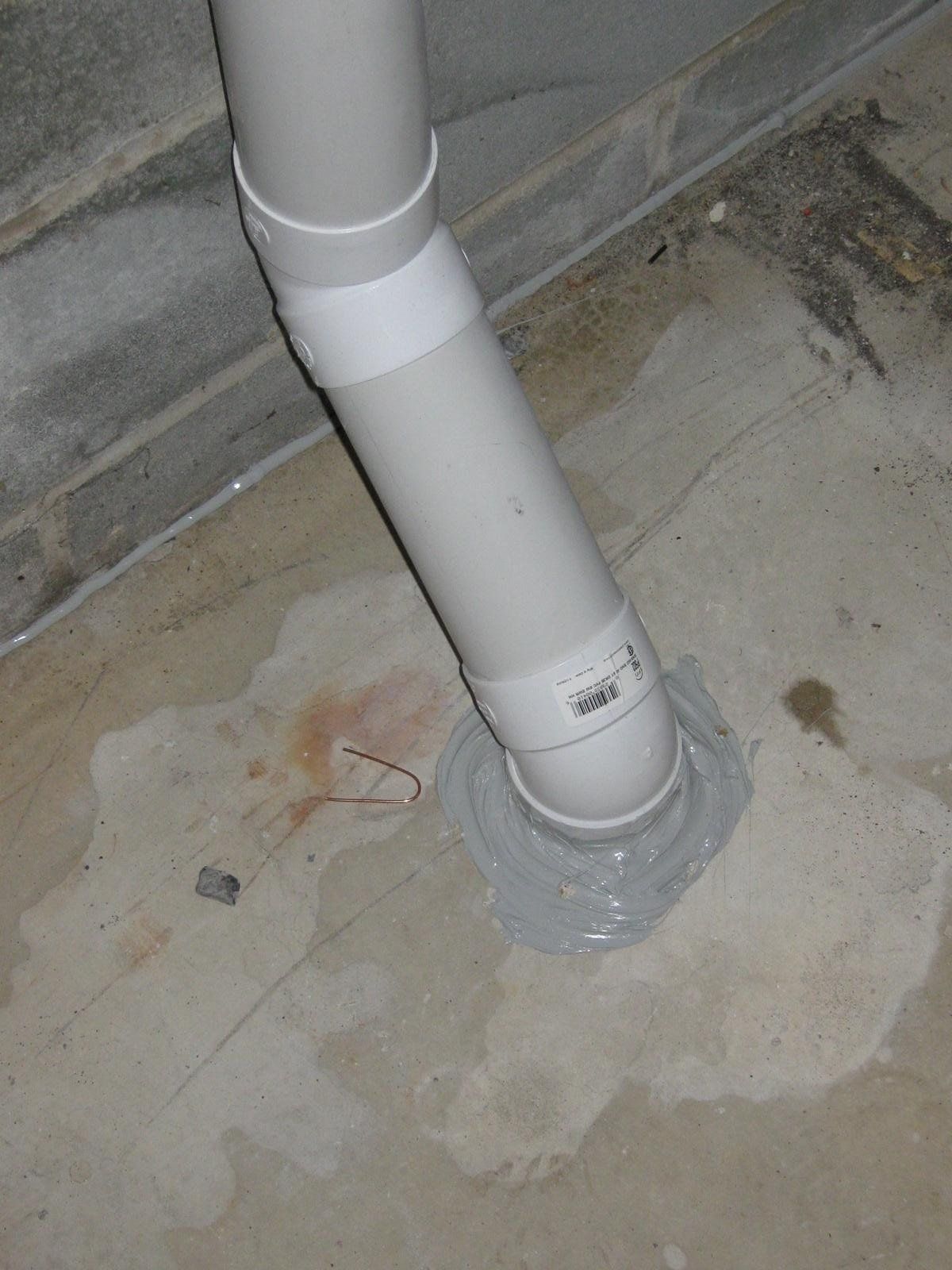 Radon mitigation pipe