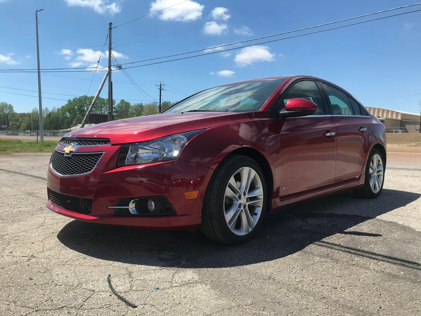 chevrolet sedan after repair