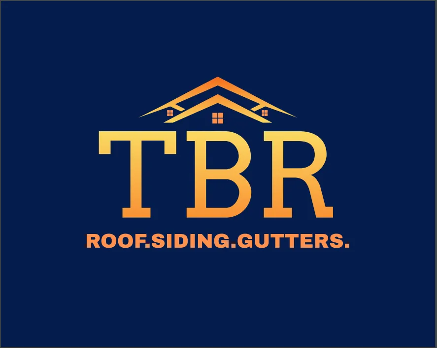 TBR logo with a house roof icon above gold text on a dark blue background reading 