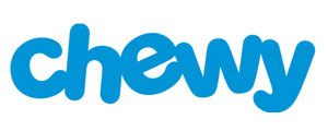 Blue Chewy logo wordmark on a white background