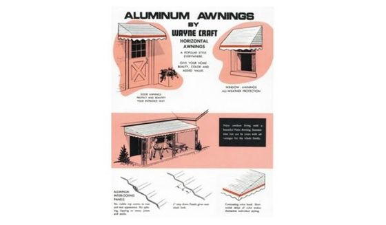 Aluminum awning