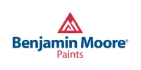 The Benjamin Moore Paints logo: a red triangle icon above the text 