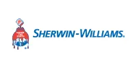 The Sherwin-Williams logo: a paint can pouring red paint over a globe with the text 