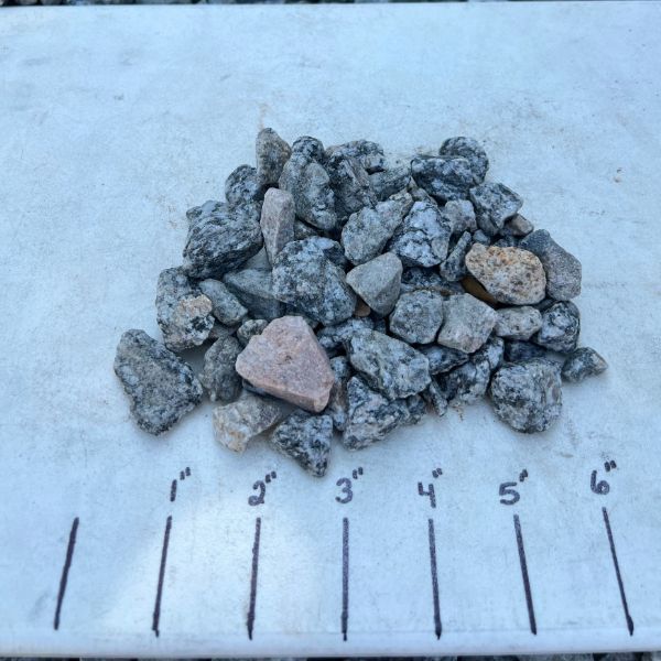 Small pile of salt and pepper granite