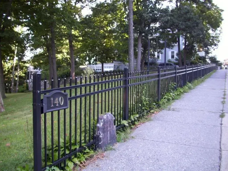 A fence with the number 140 on it